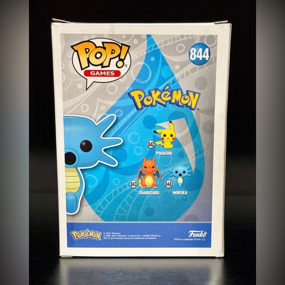 Funko Pop! Games Pokémon Horsea #844 Vinyl Figure - Picture 4 of 5